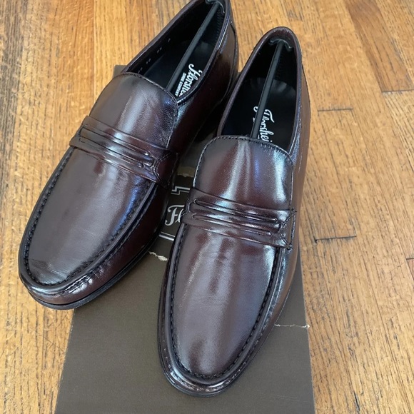 Florsheim Other - Florsheim Men's Como Dress Loafer Shoes NEW Black Cherry Color 10